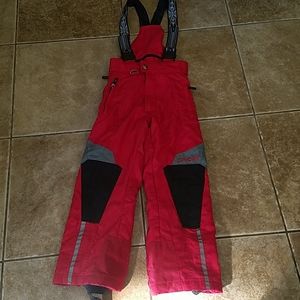 Kids Spyder snow bib